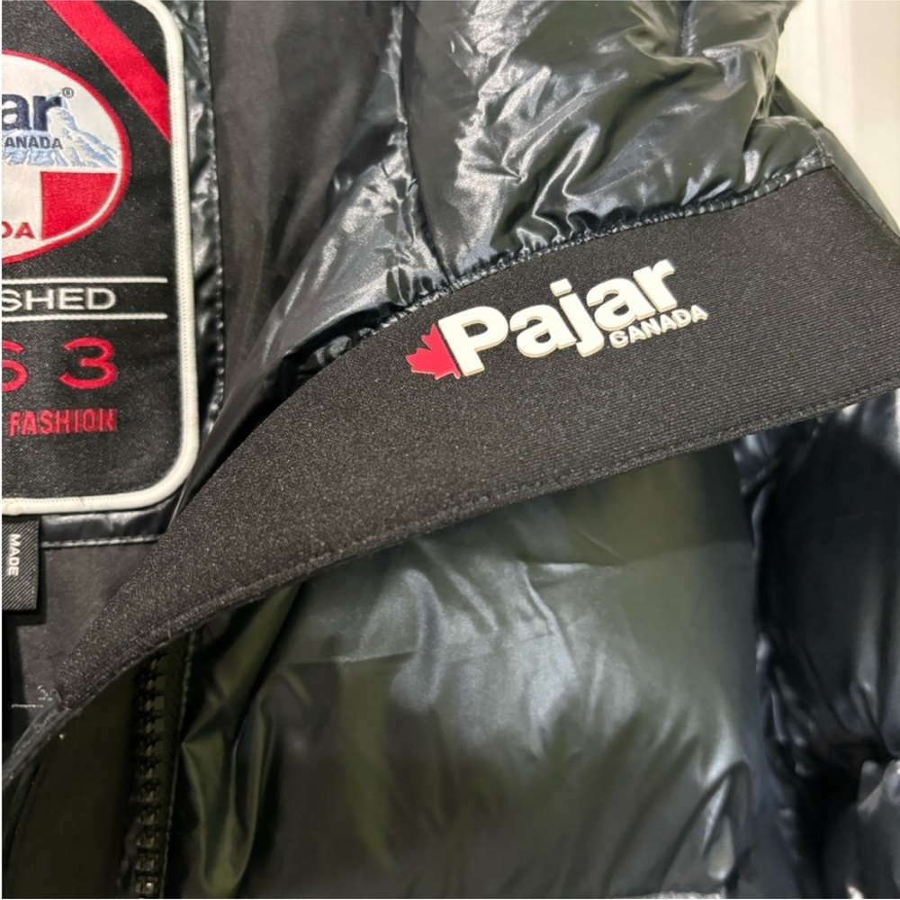 Pajar Canada Black Ruby Hooded Longline Down Puffer Coat - Picture 6 of 16